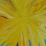 Dandelion Sun (15F 65cm x 54cm, Oil on canvas)
