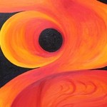Orange way II (25P 81cm x 60cm, Oil on canvas)
